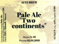 Pale Ale Two continents 0