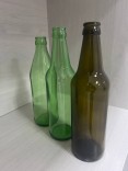 Пивная стеклянная бутылка